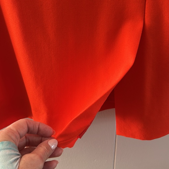 J Crew petite coral dress. Kick pleat detail at hem.
Super cute on. - Picture 3 of 3